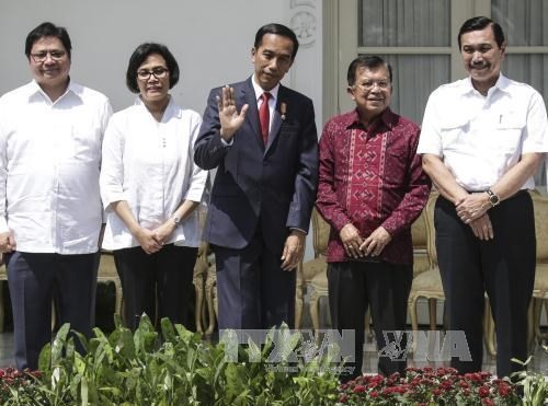 Indonesia  melakukan perombakan kebinet untuk mendorong perkembangan ekonomi - ảnh 1