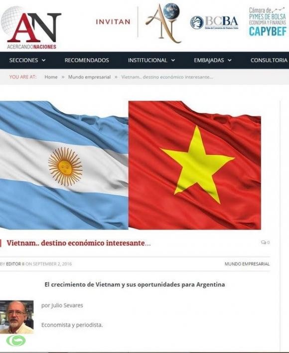 Vietnam merupakan mitra  dagang  yang penting bagi Argentina - ảnh 1
