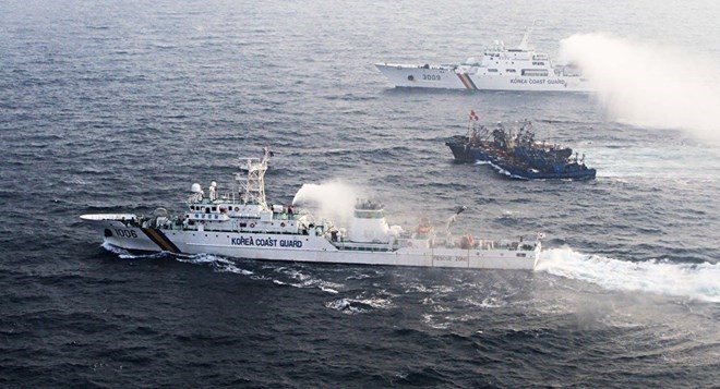 Republik Korea terus memanggil pejabat diplomatik Tiongkok untuk memprotes tabrakan kapal - ảnh 1