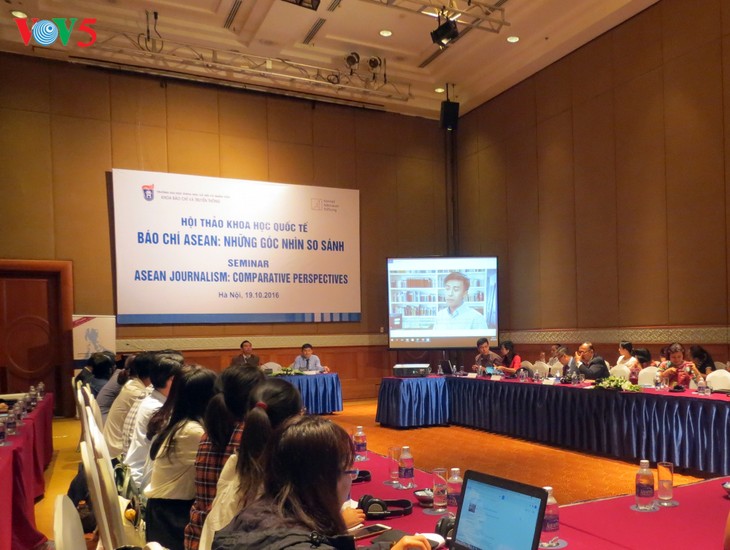 Lokakarya ilmiah internasional  pers ASEAN: “Sudut-sudut pandang komparatif” - ảnh 1