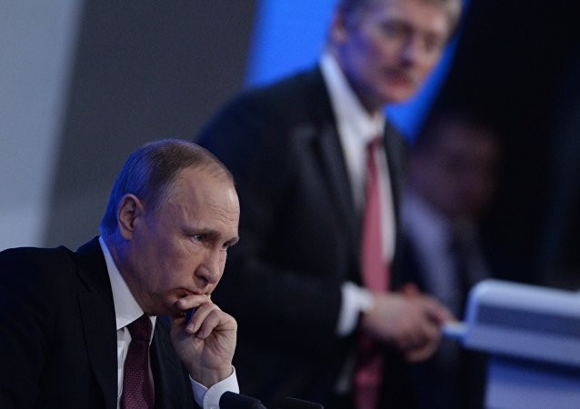 Presiden Rusia, Vladimir Putin  mengadakan jumpa pers tahunan akhir tahun    - ảnh 1