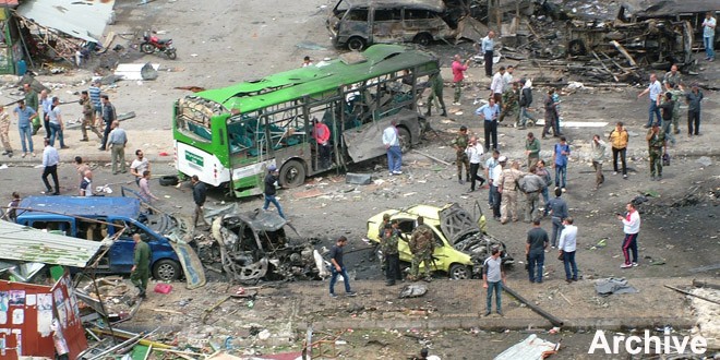 Banyak orang  tewas dalam serangan bom dengan bus di Suriah - ảnh 1