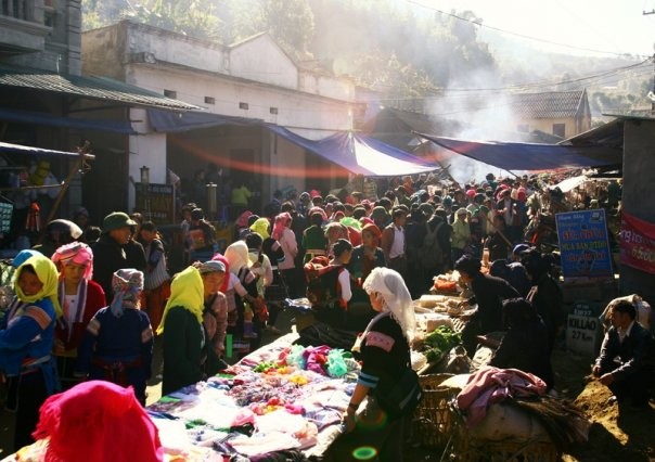 Pasar Dao San: warna-warni musim semi - ảnh 1