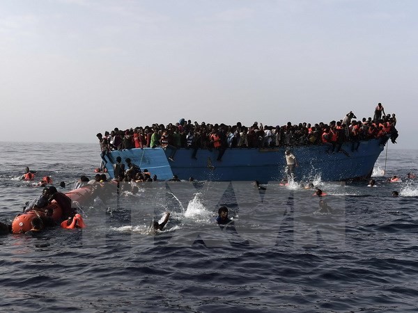 Kira-kira 1 000  orang diselamatkan di lepas pantai Libia - ảnh 1