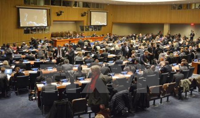 Banyak negara tidak setuju mengadakan perundingan tentang perintah larangan senjata nuklir PBB - ảnh 1
