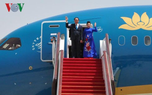 Presiden Vietnam, Tran Dai Quang akan melakukan kunjungan resmi ke Federasi Rusia dan Republik Belarus - ảnh 1
