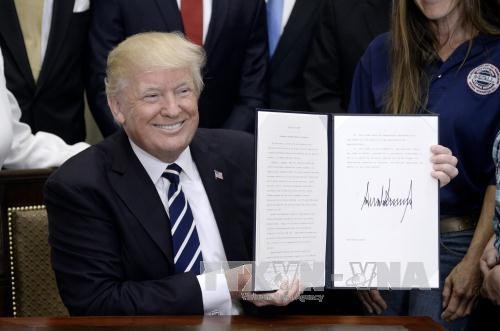 Dekrit pembatasan imigrasi dari Presiden AS, Donald Trump resmi berlaku - ảnh 1
