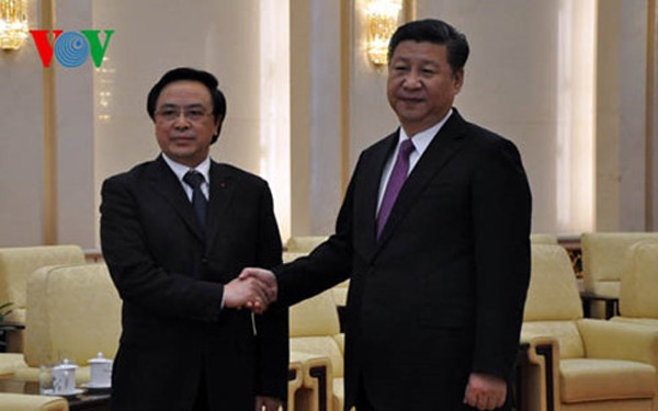 Sekjen KS PKT, Xi Jinping menerima Hoang Binh Quan,  Utusan Khusus Sekjen  KS PKV, Nguyen Phu Trong - ảnh 1