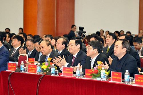 Konferensi evaluasi tentang aktivitas tahun 2017 dan penggelaran tugas tahun 2018 dari instansi keuangan Vietnam - ảnh 1