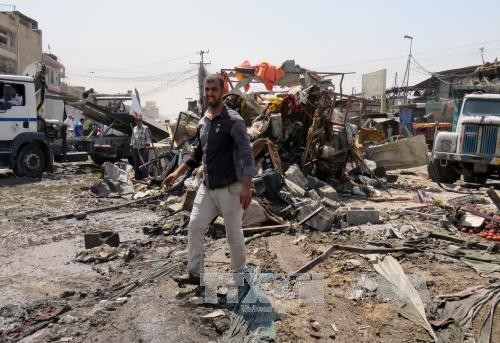 Irak:  Serangan bom ganda di Ibukota Baghdad menimbulkan  korban - ảnh 1