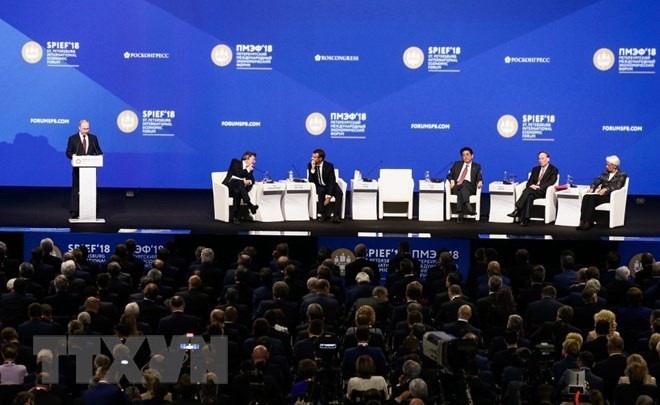 Forum ke-22 Ekonomi Internasional Saint Petersburg 2018 mencapai rekor baru - ảnh 1