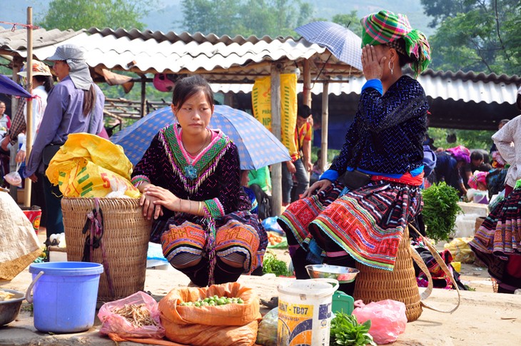 Pasar lama di bawah kaki gunung Hoang Lien Son - ảnh 5