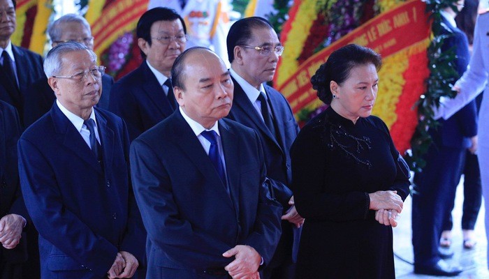 Pembukaan upacara belasungkawa  kepada mantan Presiden, Jenderal Le Duc Anh - ảnh 1