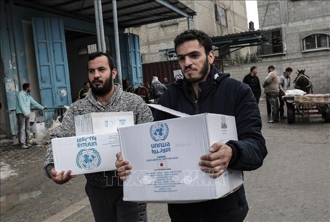 PBB memperingatkan  bahwa bantuan pangan kepada Palestina sedang mengalami kekurangan anggaran serius  - ảnh 1