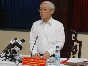 Le Secrétaire général Nguyen Phu Trong en visite à Binh Duong - ảnh 1