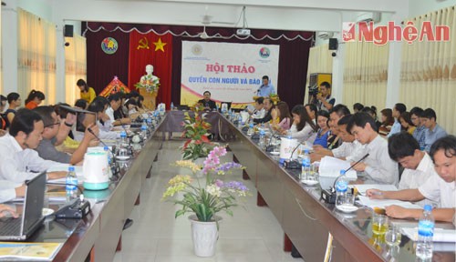 Seminar on press and human rights opens in Vinh city - ảnh 1