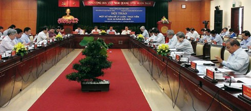 Central Theoretical Council discusses renewal lessons - ảnh 1