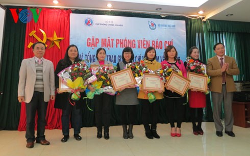 VOV wins prizes at the 4th national press award on HIV/AIDS - ảnh 1