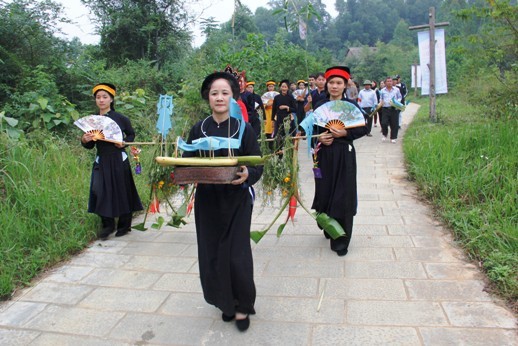 “Second Damsel” festival: a typical religious ritual of the Tay - ảnh 6