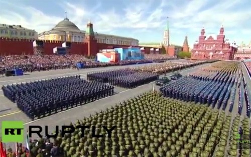 Parade in Moscow to mark the 70th anniversary of the Victory over Nazism - ảnh 2