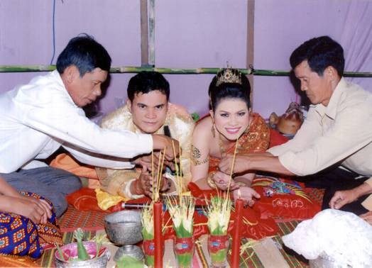 Wedding ceremony of the Khmer - ảnh 2