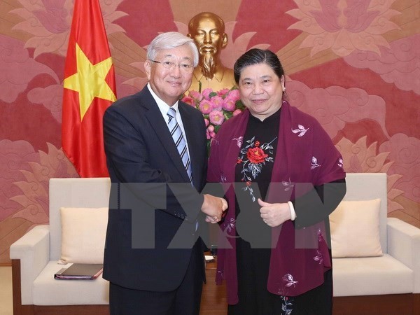 NA Vice Chairwoman Tong Thi Phong wants closer ties with WHO - ảnh 1