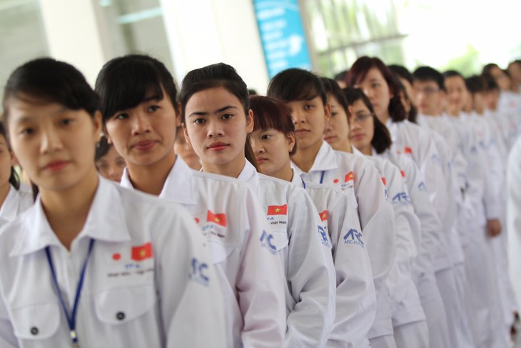 Training workers for labor export  - ảnh 1