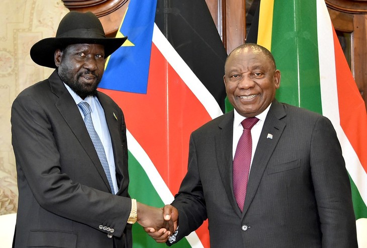 Presidents of South Africa, South Sudan discuss regional issues