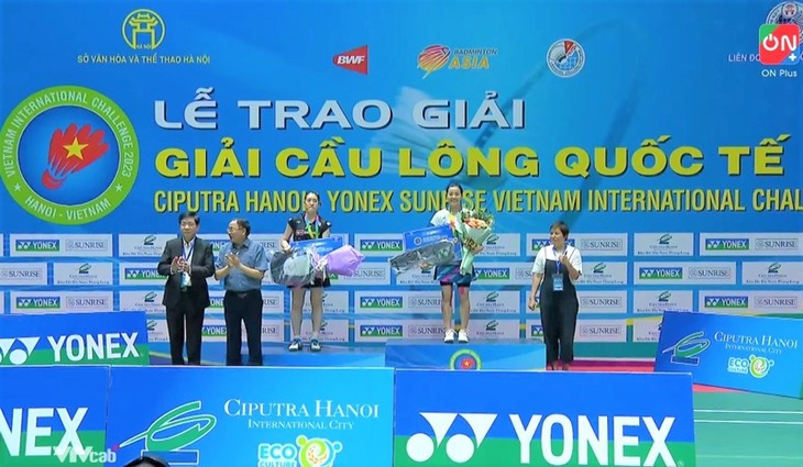 Ciputra Hanoi Badminton Tournament attracts international athletes  - ảnh 1