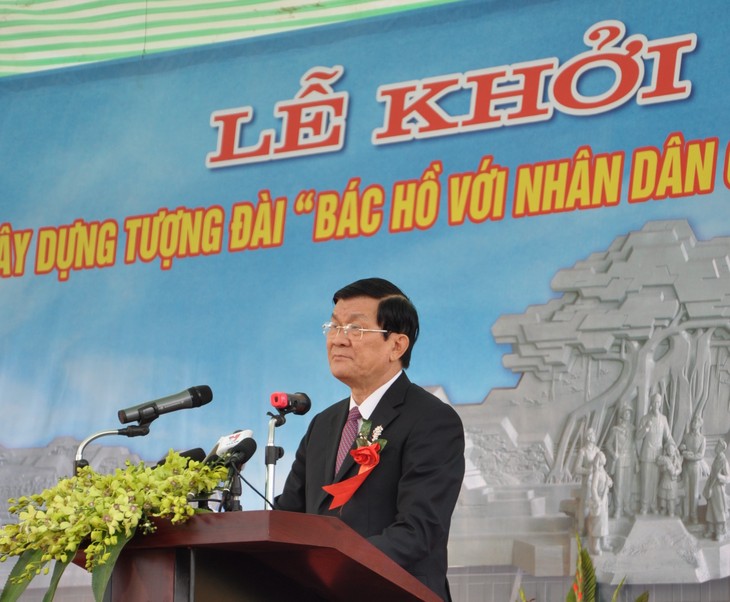 Construction of Uncle Ho monument in Tuyen Quang commences - ảnh 1