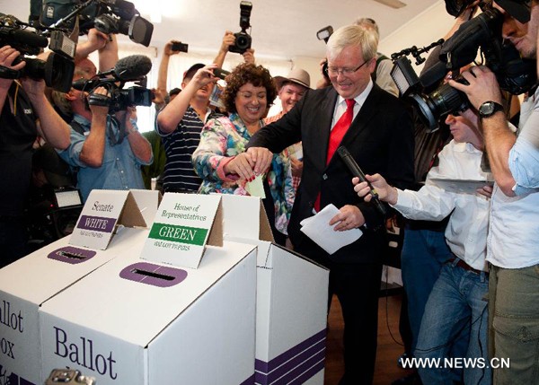 Australians begin voting for parliamentary elections - ảnh 1