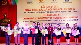 Vietnam observes 2014 World Social Work Day - ảnh 1