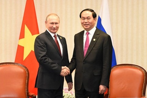President Tran Dai Quang begins official visit to Russia - ảnh 1