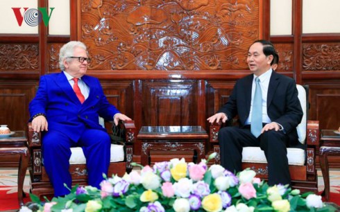  President Tran Dai Quang receives foreign ambassadors - ảnh 4