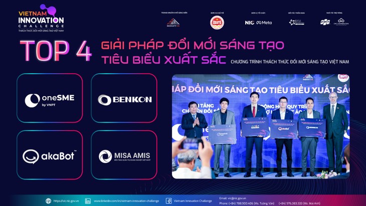 oneSME and BenKon honored as outstanding representatives of Vietnam Innovation Challenge 2023 - ảnh 1
