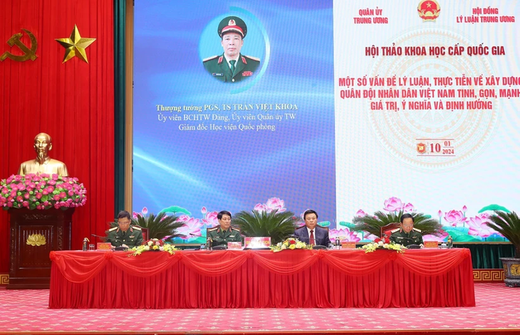 Workshop discusses building stronger, leaner Vietnam People's Army - ảnh 1