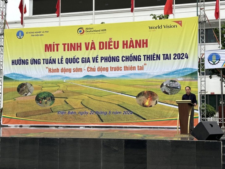 Meeting responds to National Week for Natural Disaster Prevention and Control 2024 - ảnh 1