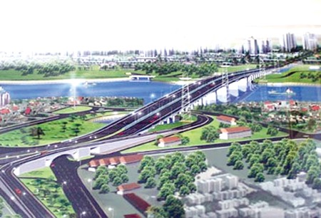 黄忠海出席第二座西贡大桥动工仪式 - ảnh 1