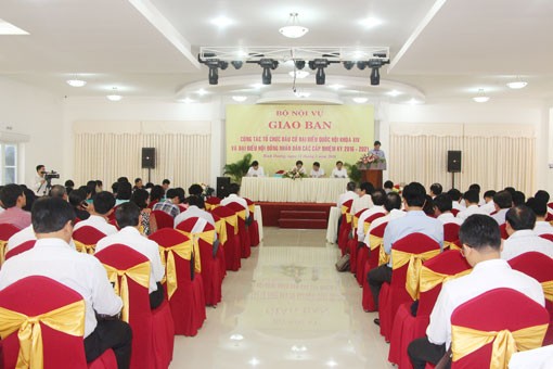 越南南部地区国会和各级人民议会代表选举组织工作会议 - ảnh 1