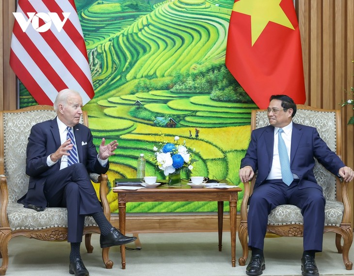 Toàn cảnh chuyến thăm cấp Nhà nước của Tổng thống Hoa Kỳ tới Việt Nam - ảnh 8