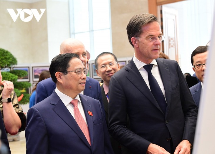 Toàn cảnh: Thủ tướng Phạm Minh Chính chủ trì Lễ đón chính thức Thủ tướng Hà Lan - ảnh 6
