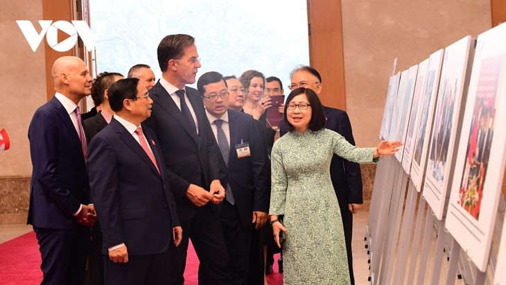 Toàn cảnh: Thủ tướng Phạm Minh Chính chủ trì Lễ đón chính thức Thủ tướng Hà Lan - ảnh 7