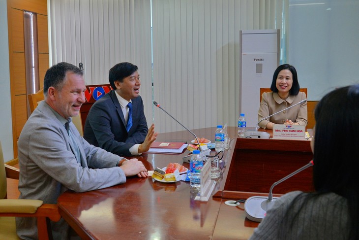 Đoàn nghiên cứu của Đại học Mainz, Cộng hòa liên bang Đức thăm Đài Tiếng Nói Việt Nam - ảnh 6