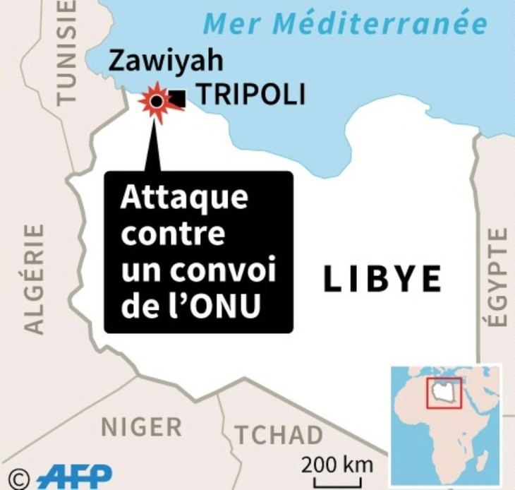 Libye: des membres de la mission de l'ONU brièvement enlevés  - ảnh 1