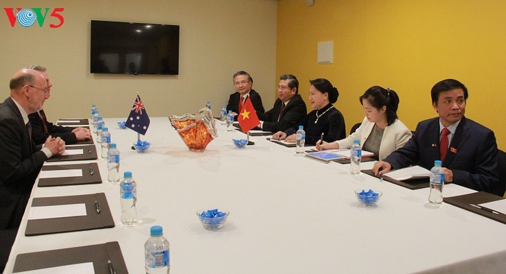 Nguyen Thi Kim Ngan rencontre la présidente de l’Association d’amitié Australie-Vietnam  - ảnh 1