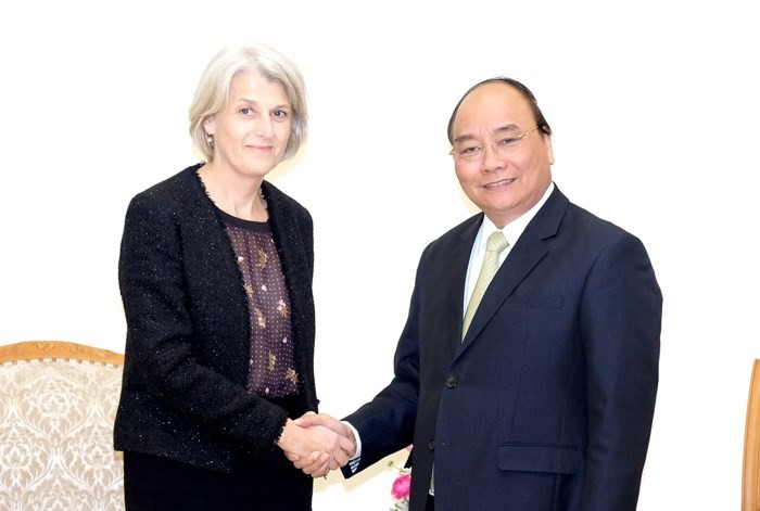 L’ambassadrice danoise reçue par Nguyen Xuan Phuc - ảnh 1