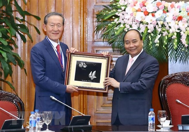 Nguyên Xuân Phúc reçoit des hommes d’affaires sud-coréens - ảnh 1