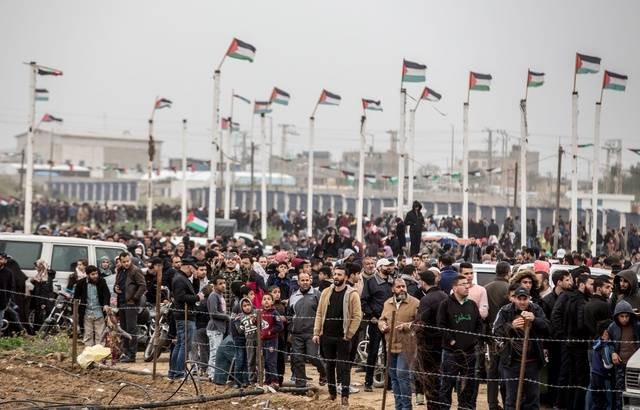 Gaza : manifestations massives à la frontière israélienne, quatre Palestiniens tué - ảnh 1