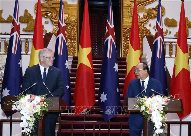 Scott Morrison termine sa visite au Vietnam  - ảnh 1