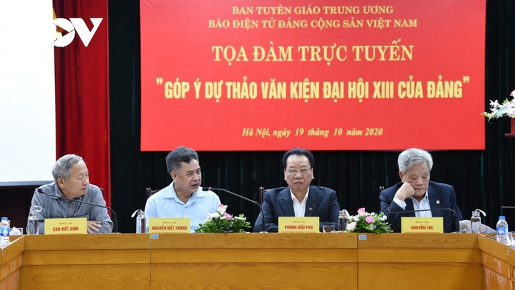 Table ronde sur les documents présentés au 13e Congrès national du parti - ảnh 1
